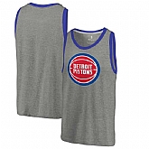 Detroit Pistons Team Essential Tank Top - Heather Gray,baseball caps,new era cap wholesale,wholesale hats